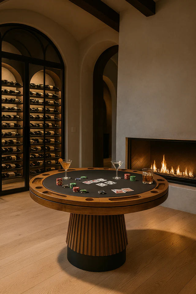 PROHIBITION SERIES 48" 2 IN 1 POKER TABLE