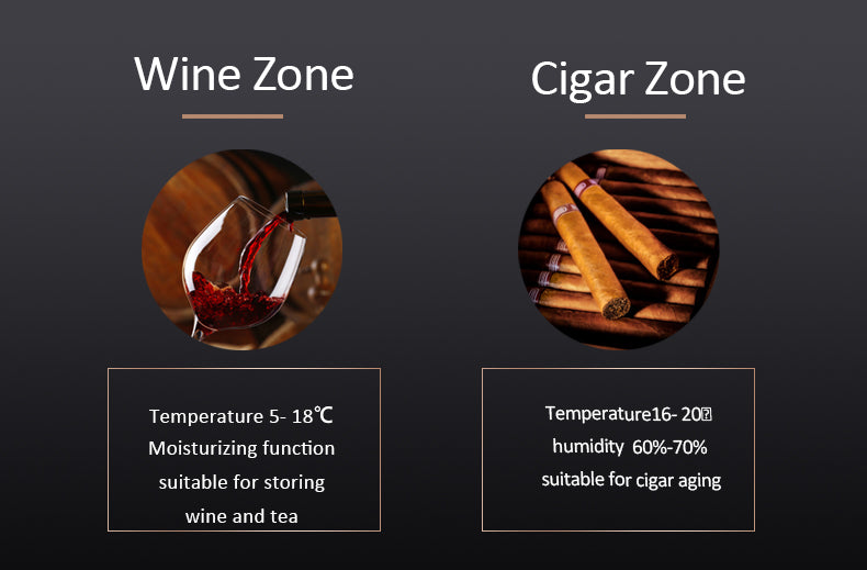 SD800 (cigar area + wine area) Cigar Humidor