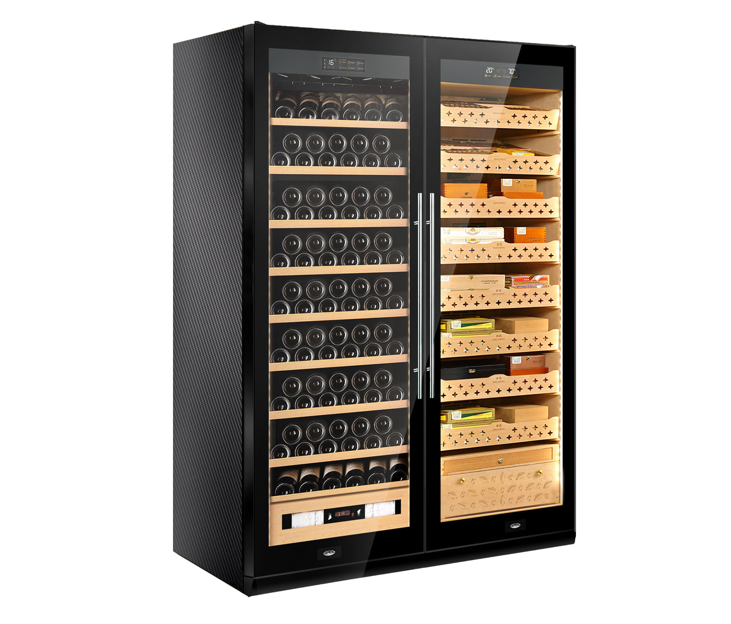 SD800 (cigar area + wine area) Cigar Humidor