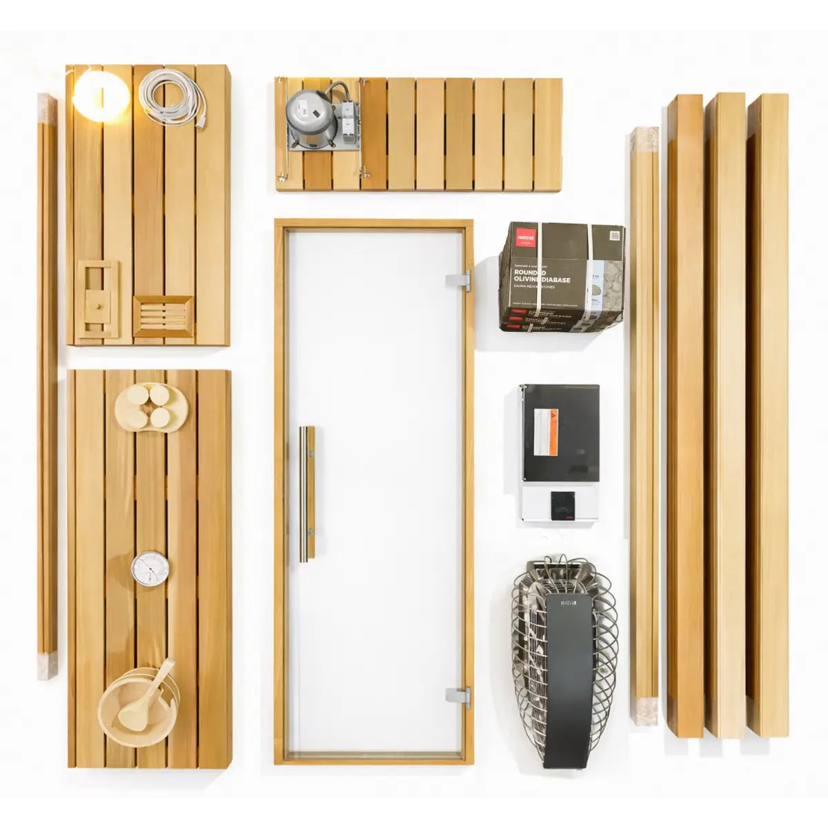 Custom Indoor Sauna Room - 6' x 6' x 8' - Finnish Sauna Builders