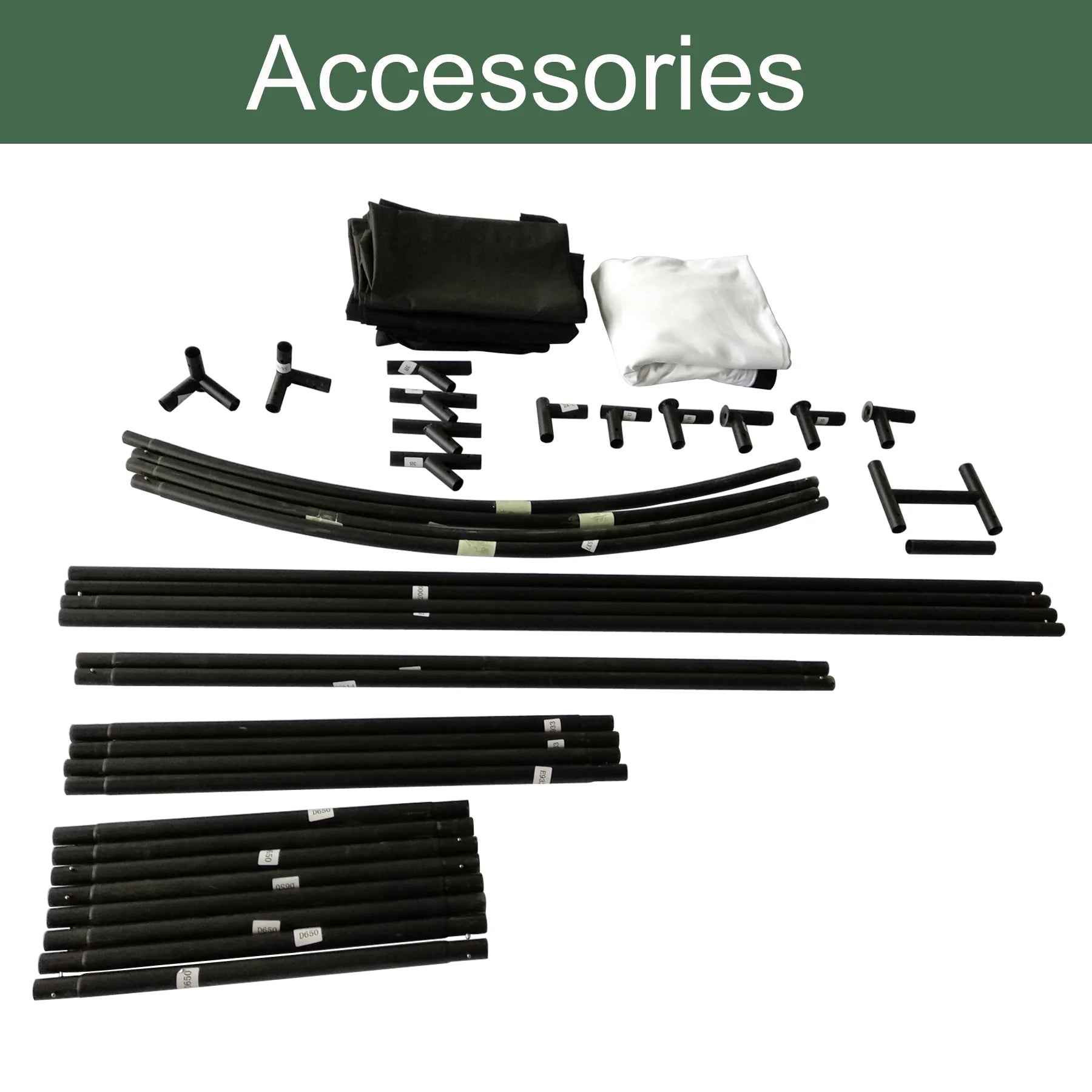 DIY Golf Simulator Impact Screen Frame Enclosure Kit Set, Use with Simulators, Durable Fabric with Velcro, Reinforced Black Border, 9.8'X9.8'X4.9'