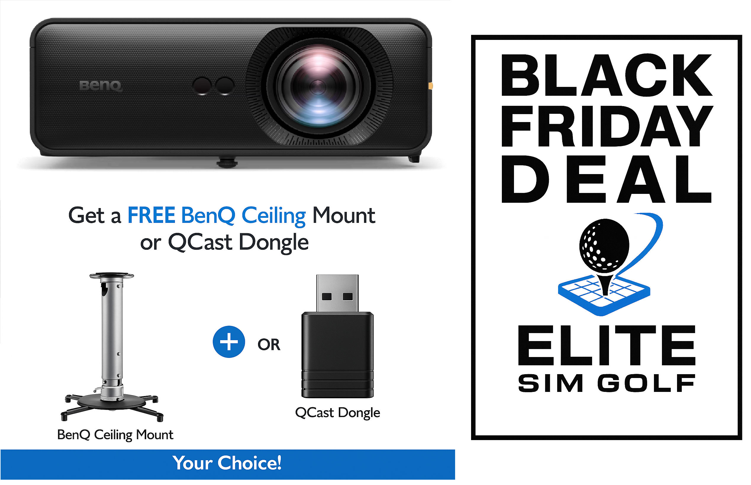 BenQ AH500ST: Perfect Short Throw Golf Simulator Projector