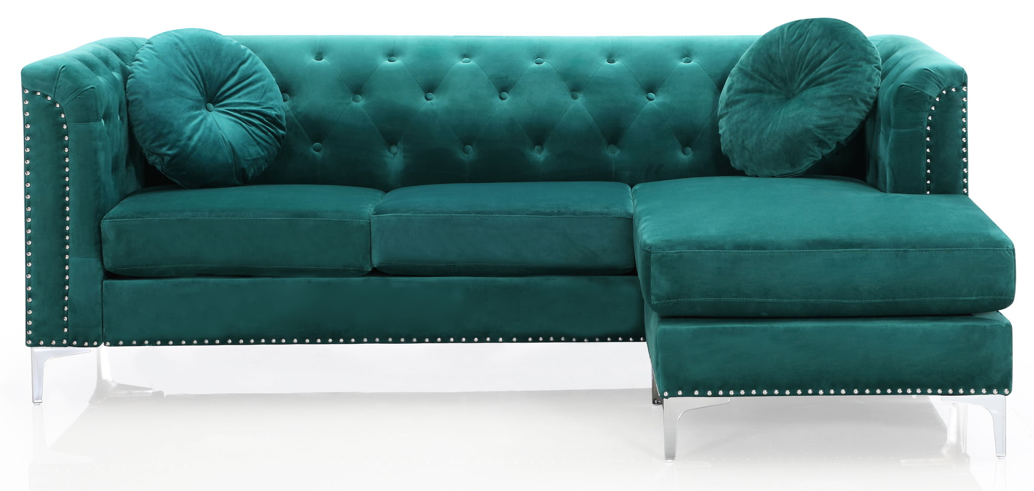 Pompano - Micro Suede Sofa Chaise