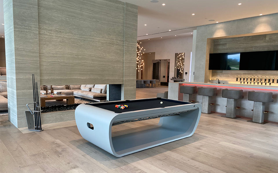 The Blacklight billiard table
