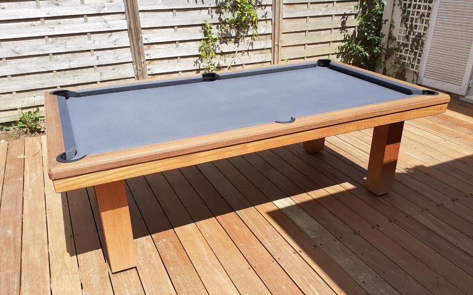 Teak billiards, indoor and outdoor